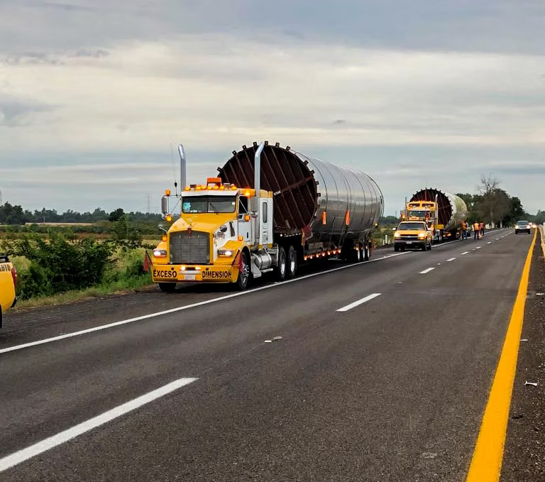 Flete de Cargas Pesadas o Sobredimensionadas
